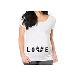 T-shirt premaman alla moda, comodo e semplice. Perfetto per la gravidanza, offre stile e comfort quotidiano per ogni esigenza. — foto 7