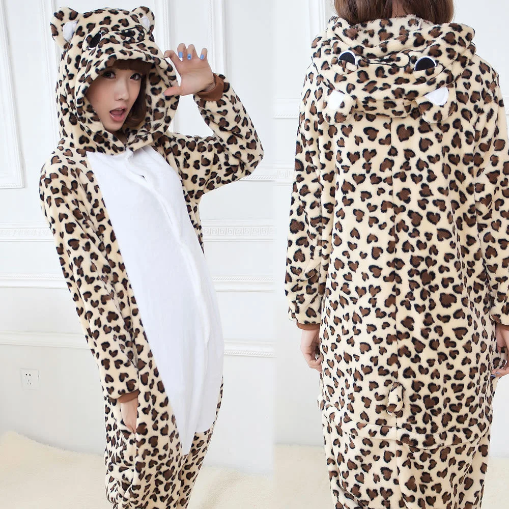 Title 2, One Piece Pajamas Cartoon Winter Coral