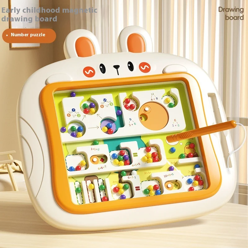 Quadro Magnético Infantil Brinquedo de Controle de Caneta Educação Precoce Iluminação Bebê Desenho e Aprendizado Divertido — foto 1
