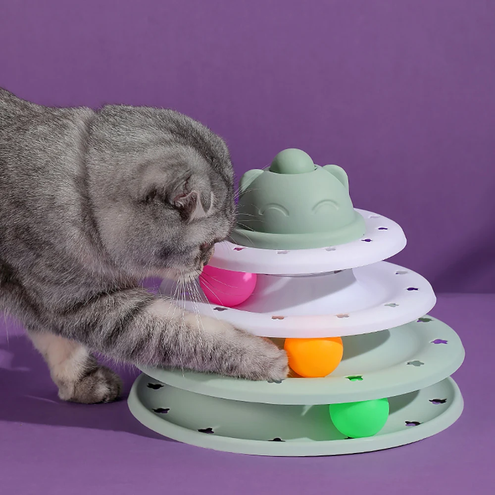 Title 2, Cat Self-Hi Track Amusement Plate Interactive E...
