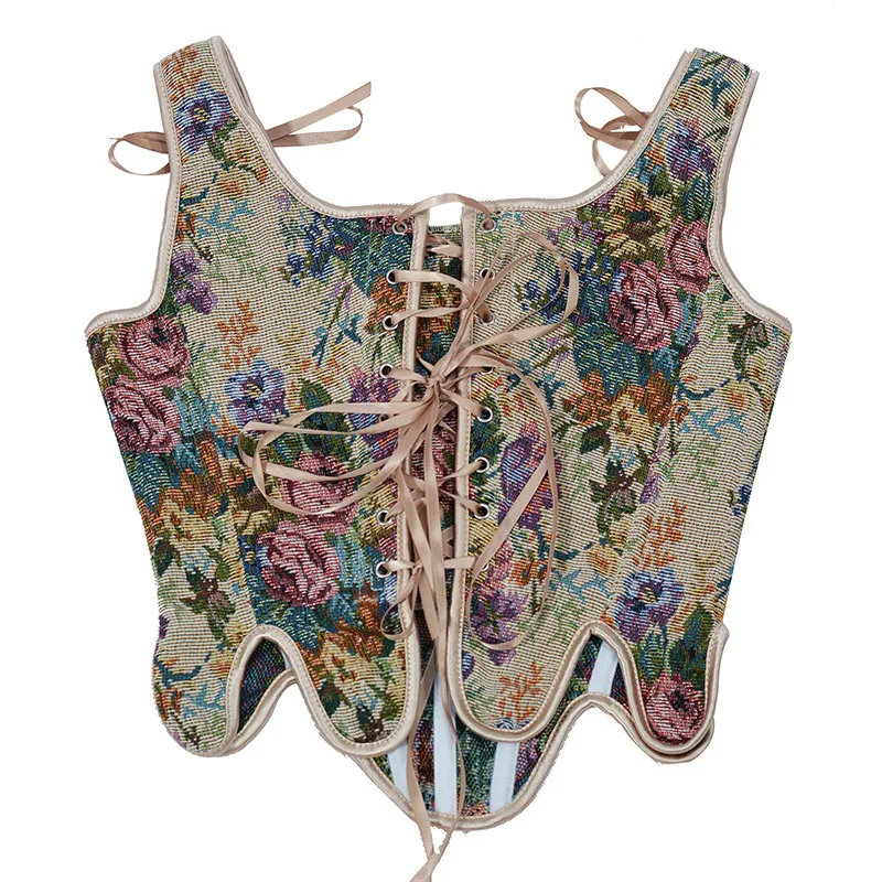 Title 7, Womens French Peony Retro Vest European And Am...