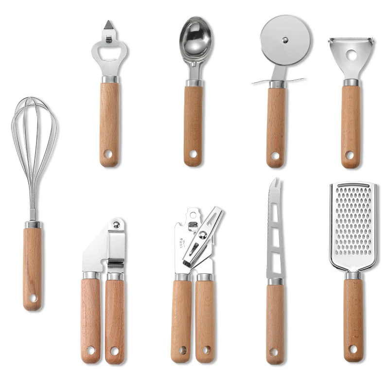 Title 3, Creative Kitchen Gadget Wooden Handle Enjoy eff...