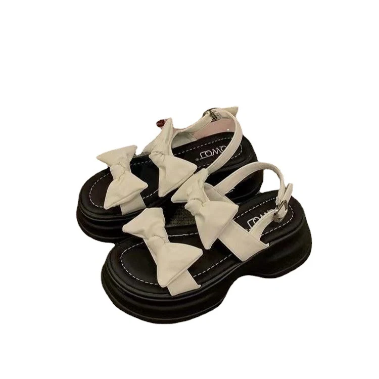 Women's Korean-style Bow Platform Sandals for summer, offering both comfort and style, perfectly paired with dresses and — photo 4