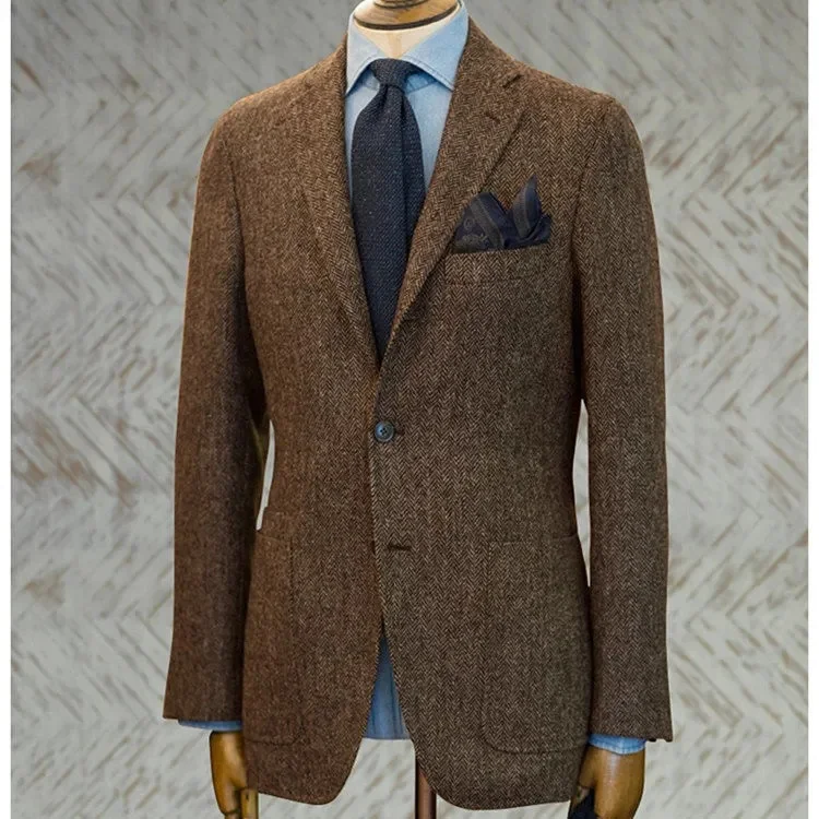 Blazer Casual de Negócios Masculino Elegância para o trabalho e eventos sociais. Caimento perfeito, estilo versátil e confortável. Combine com diferentes looks. — foto 8
