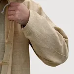 Giacca casual retrò con cappuccio, maniche lunghe e tinta unita. Perfetta per un look comodo e versatile in ogni occasione. — foto 7