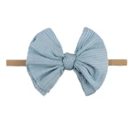 Tiara infantil estampada com laço, detalhe de flor e chumbo, acessório de cabelo charmoso para meninas, confortável e com design elegante. — foto 6