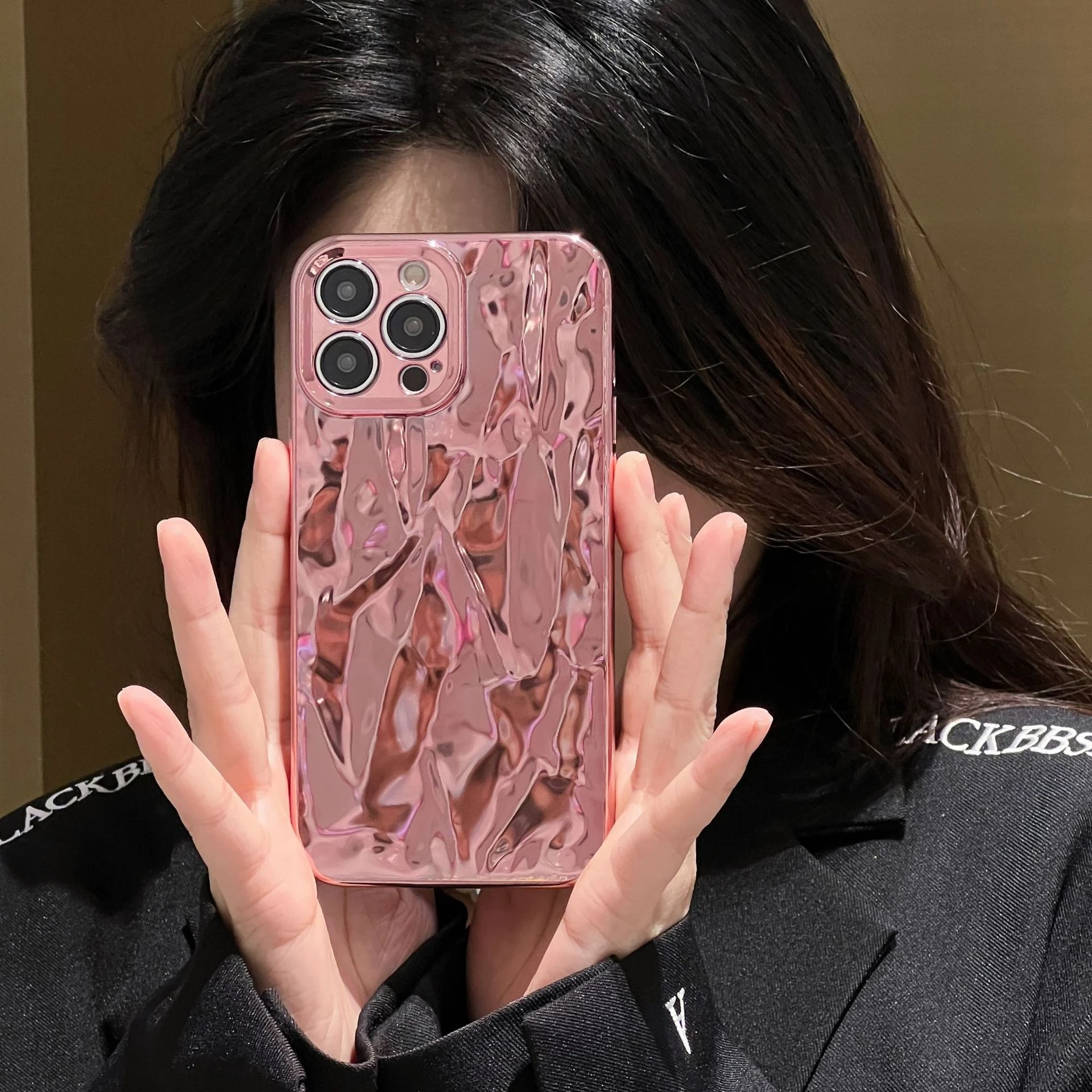 Title 3, Electroplating Yinshan Crack Phone Case protect...