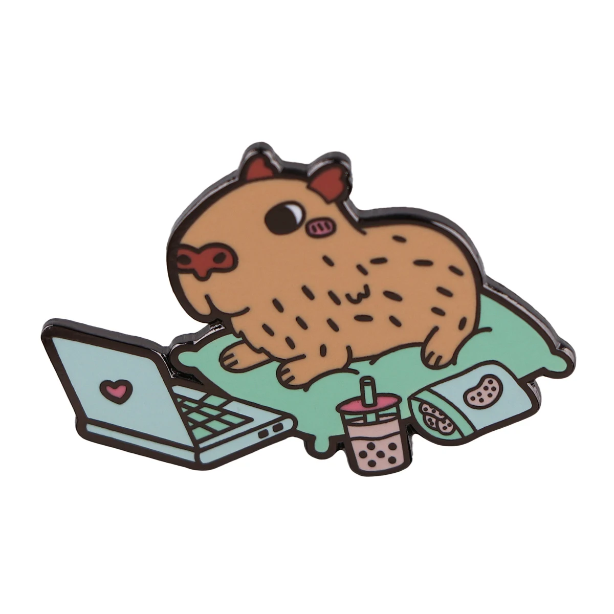 Title 7, Cartoon dieren borst badge oliedruppel broche, ...