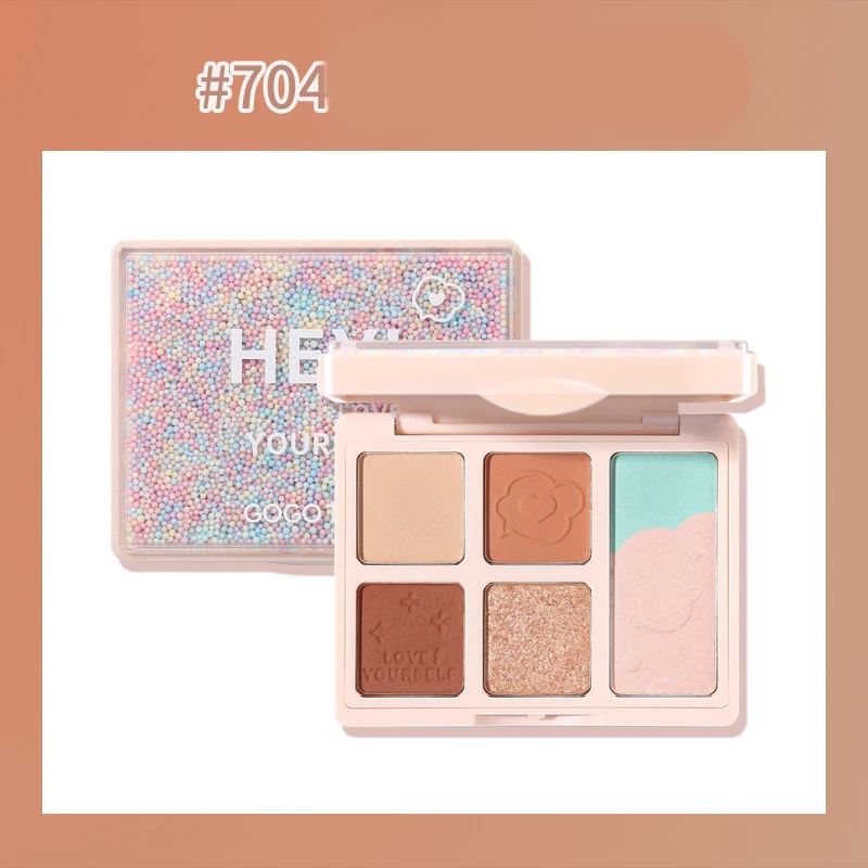 Title 7, Bubble Gum Six-Color Mini Eyeshadow Palette Mat...