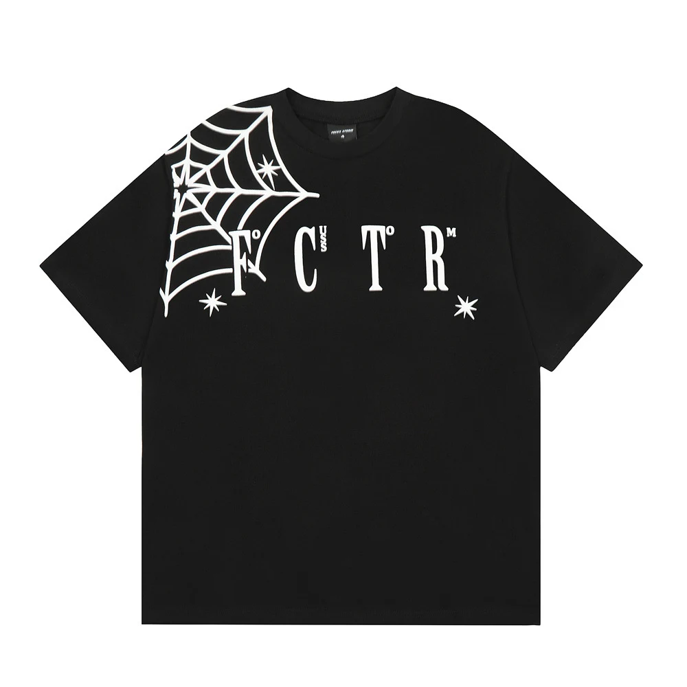 Men's Spider Web Short-sleeved T-shirt High Street style Comfortable and stylish design Perfect for everyday wear A bold — photo 10