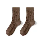 Autumn and Winter Women's Cotton Socks, Mid-calf, Thick, Solid Color, Boneless. Comfortable and warm socks for cold weat — photo 6