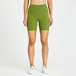 Trainiere ohne Scham! "Feel Naked" High-Waist Yoga Shorts. Scrub-Effekt, eng anliegend & perfekt für dein Workout. — foto 14
