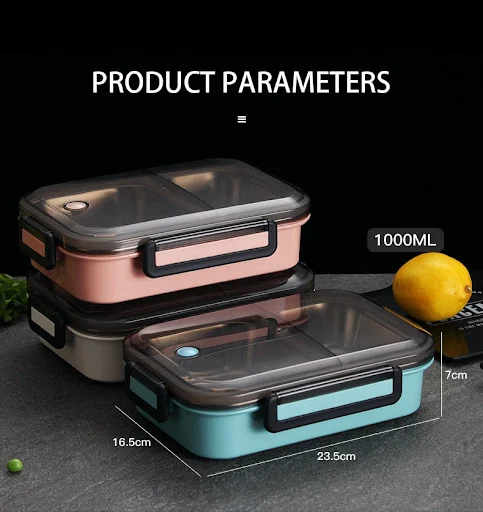 Title 5, Stainless steel insulated lunch box