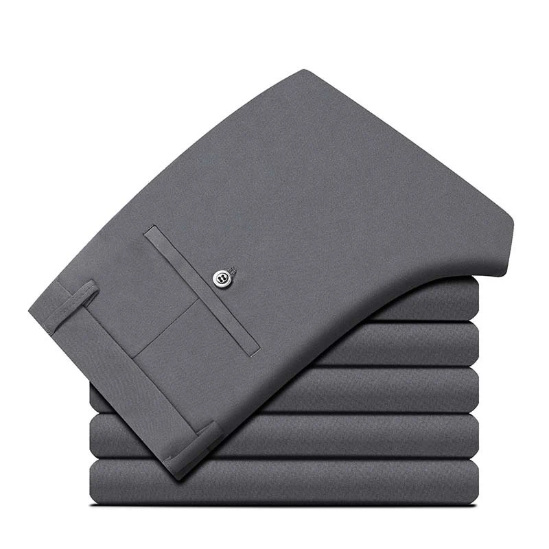 Pantalones rectos de cintura alta holgados casuales perfectos para un look cómodo y elegante. Disfruta de la libertad y estilo todo el día. — foto 3