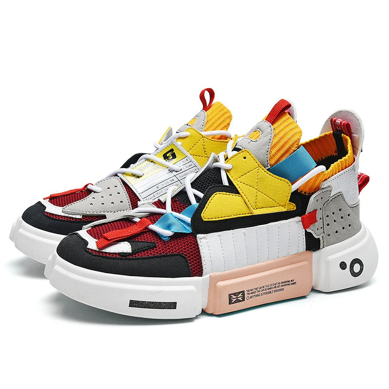 Title 4, High-top Fashion Breathable Mens Platform Snea...