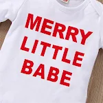 Mono de manga larga con letras para bebés niñas, ideal para mantener a tu pequeña cómoda y abrigada en cualquier ocasión, fácil de vestir. — foto 7