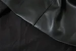 American Style Belted Mid-length PU Leather Coat for Men Autumn and Winter. Stay warm and stylish with this classic coat — photo 16