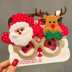 Santa Elk Glasses