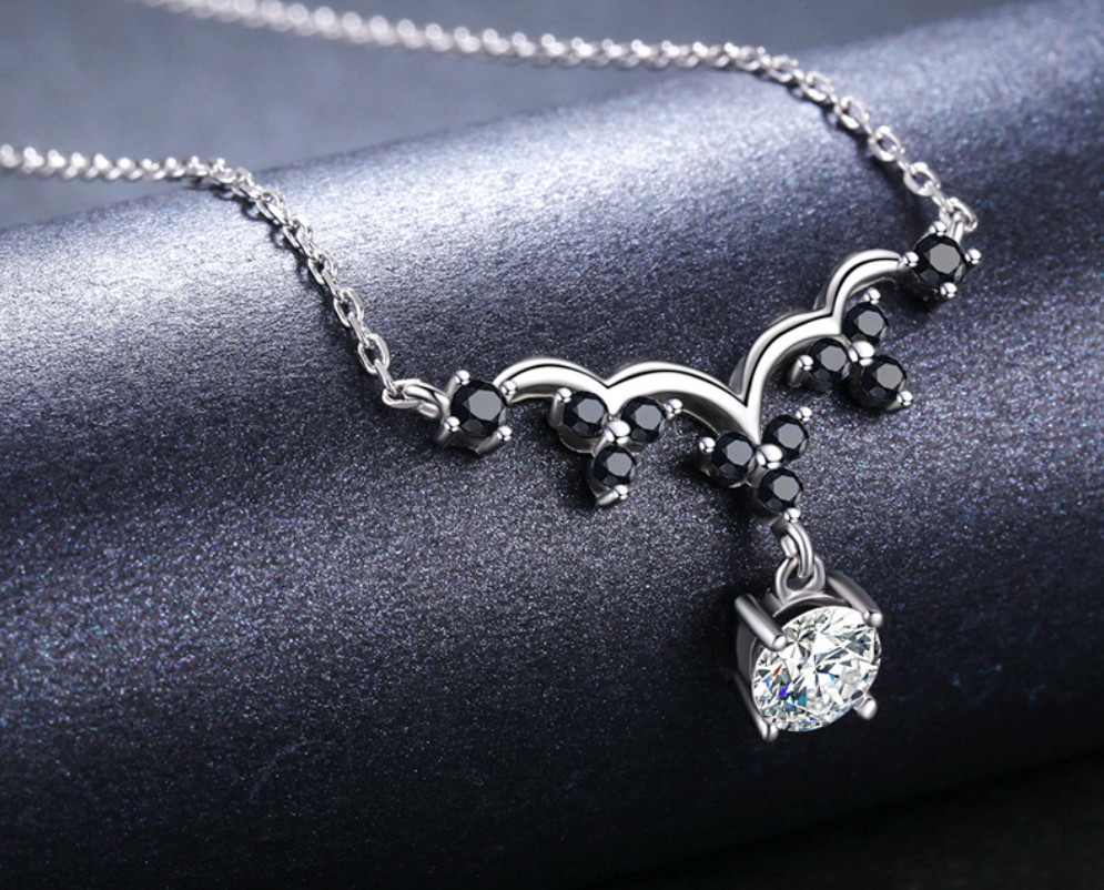 Colar de prata esterlina para mulheres Joia da moda Design elegante e sofisticado Acessório perfeito para realçar seu visual Presente ideal — foto 6