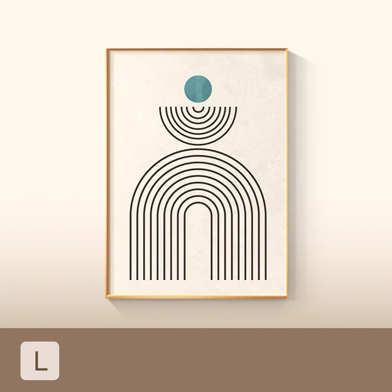 Title 11, Stampa di poster geometrico minimalista e color...