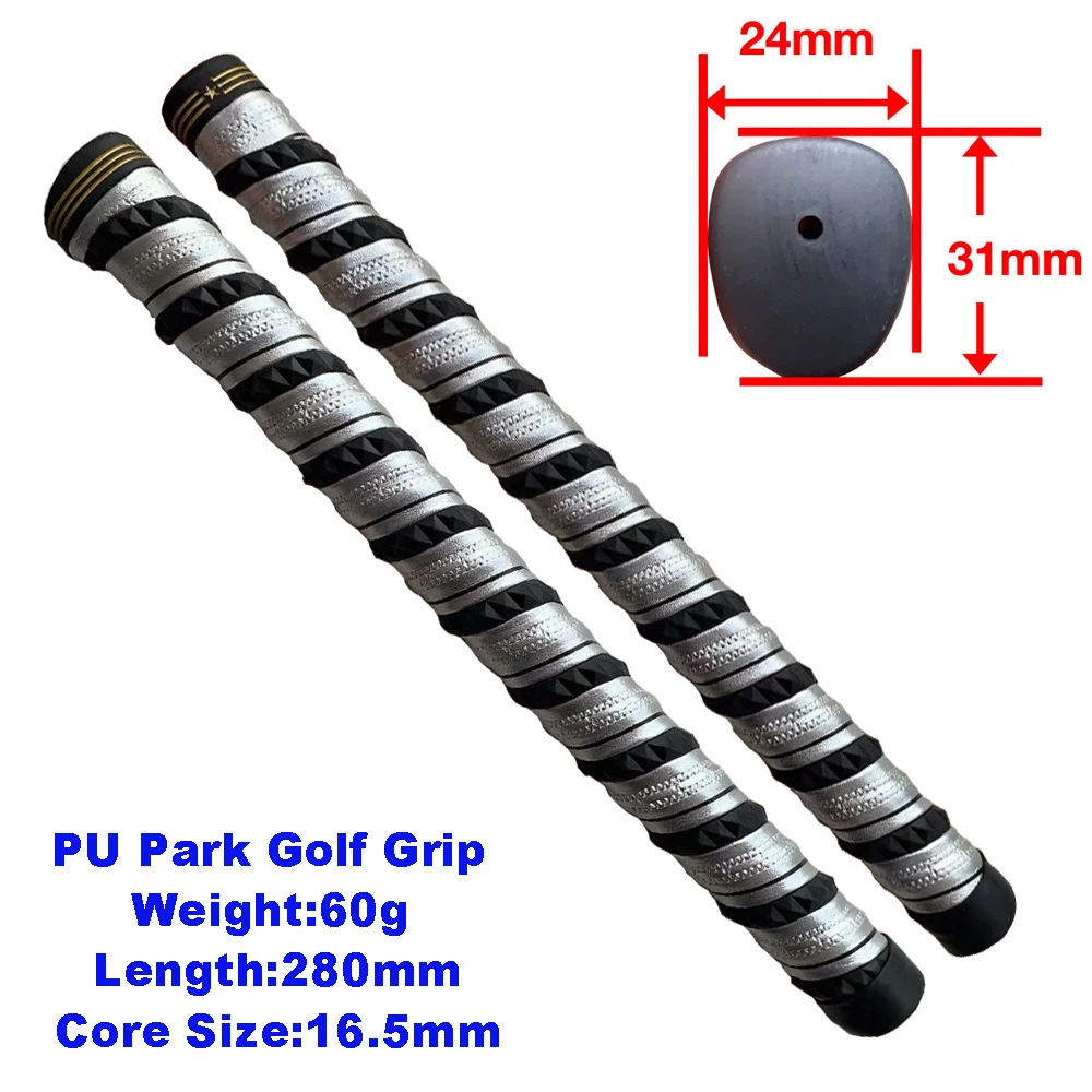 Title 14, Park Golf Grip PU Leather Diamond Winding Non-s...