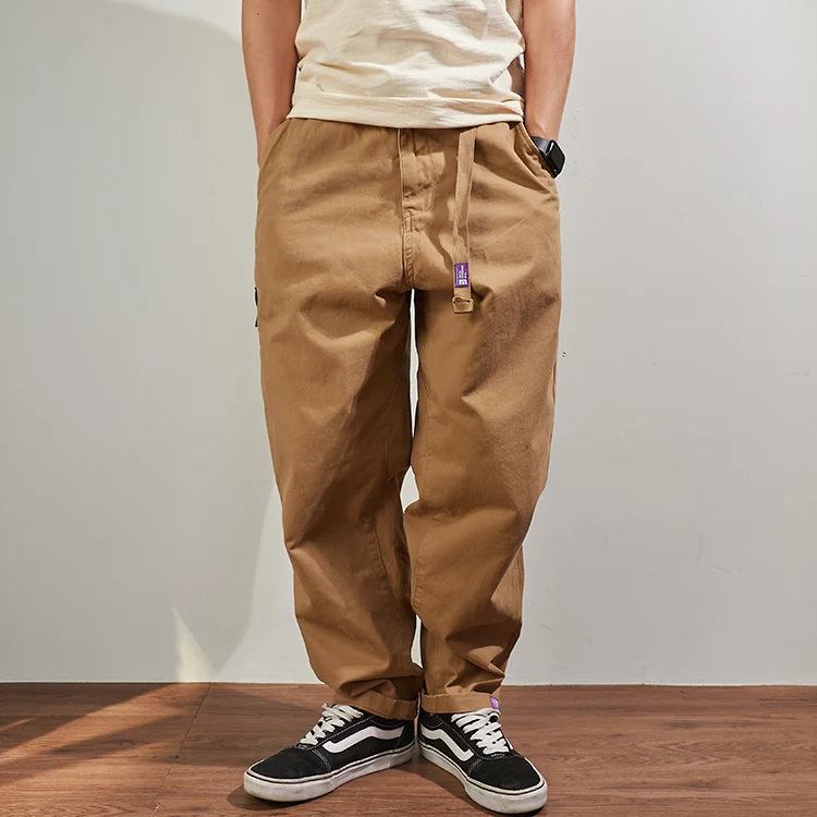 Title 9, Losse Casual Broek Heren Puur Katoen Werkkledin...