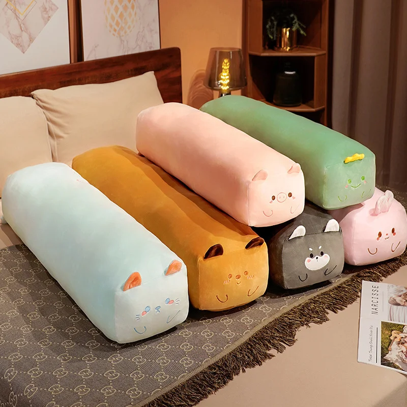 Cuscino a forma di animale dei cartoni animati, quadrato e a strisce, morbido e perfetto per bambini e adulti, ideale per decorare e coccolarsi. — foto 9
