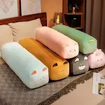 Cuscino a forma di animale dei cartoni animati, quadrato e a strisce, morbido e perfetto per bambini e adulti, ideale per decorare e coccolarsi. — foto 9