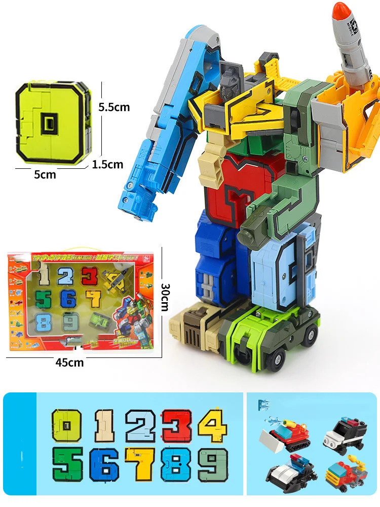 Toy Letters Full Set 4 In One Body 5 Robot 6 Boy Puzzle. A fun, educational toy for kids to learn letters and build crea — photo 10