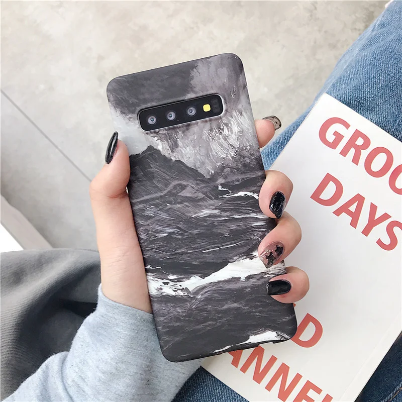 Title 7, Marble phone case Stylish drop and scratch prot...