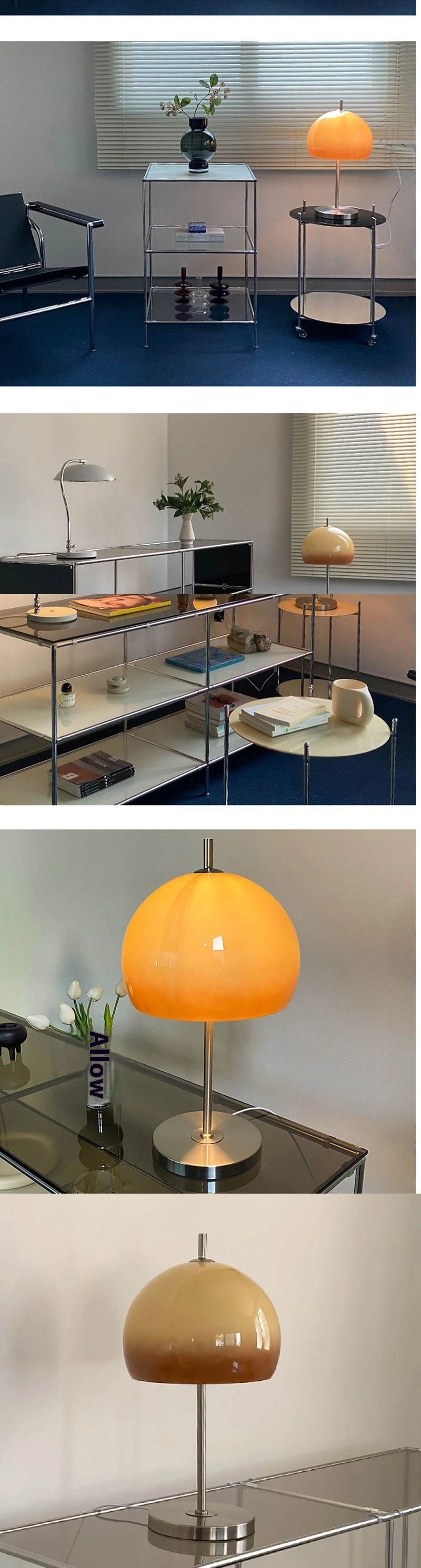 Title 2, Antique Mushroom Living Room Table Lamp Retro. ...