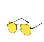 Bright black frame yellow film