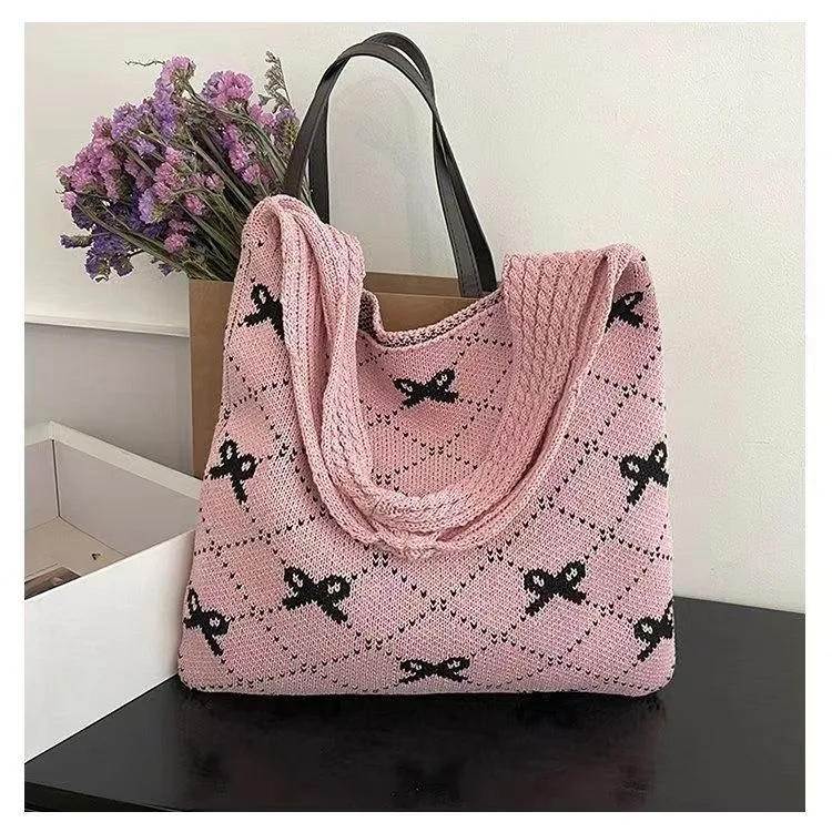 Title 8, Bolsa de ombro Bow High Sense Luxo Leve Bolsa d...