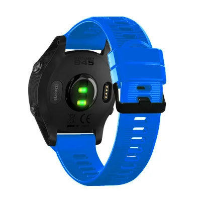Silicone Solid Color Smart Strap for Garmin Forerunner 945, a comfortable, durable, and waterproof band, perfect for fit — photo 6
