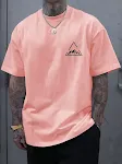 Camiseta Masculina Casual Solta Gola Redonda com Estampa Digital 3D Manga Curta, Conforto e Modernidade para o Dia a Dia — foto 4