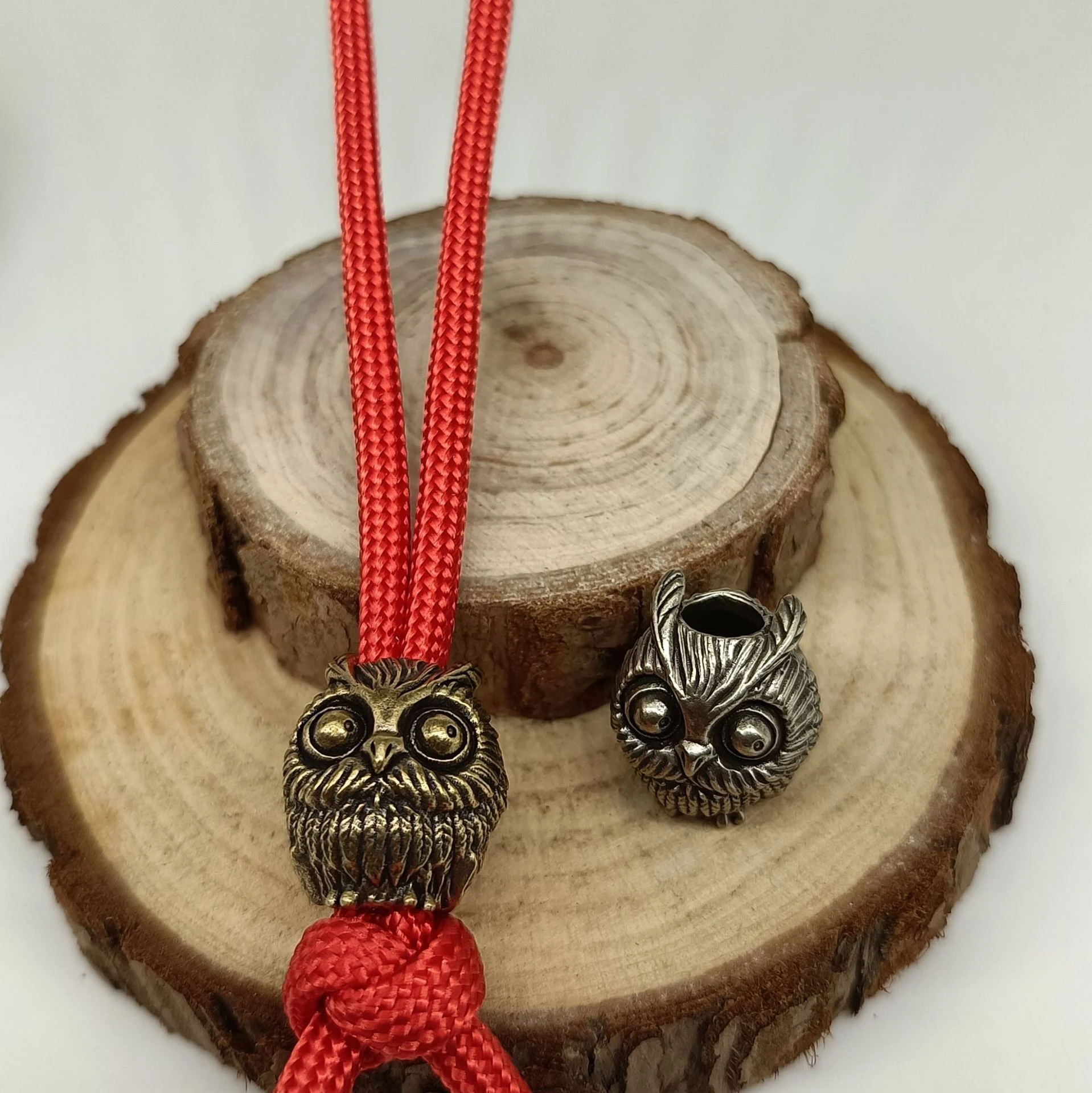 Pingente de lanterna EDC com alça de mão de águia fofo, paracord, chaveiro DIY, acessório útil e estiloso para suas chaves. — foto 8
