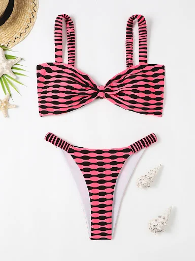 Title 13, Sexy listrado impressão bikini verão praia maiô...