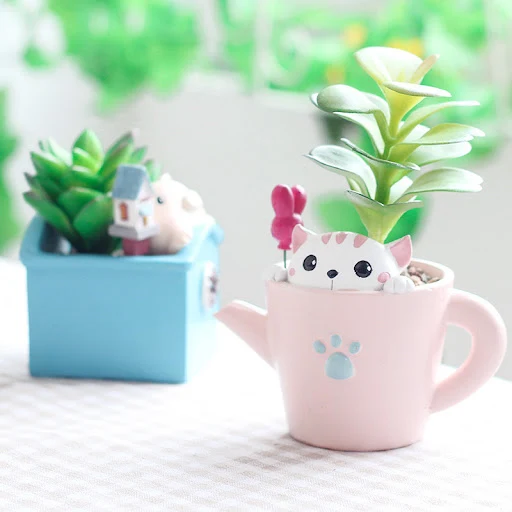 Title 12, Animal cartoon flower pot for plants. Add charm...