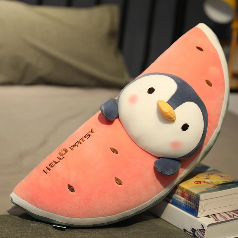 Title 11, Super cute animal watermelon pillow. Soft, cudd...