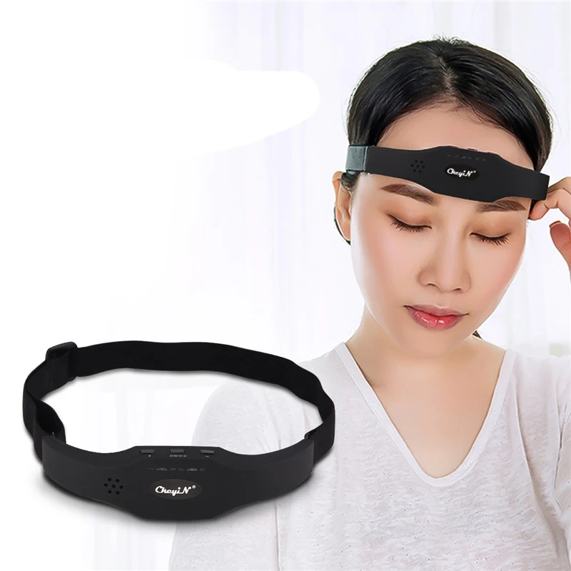 Massaggiatore per la testa wireless per alleviare lo stress. Casco massaggiante cerebrale unisex per la terapia del sonno. Rilassati e dormi meglio. — foto 16