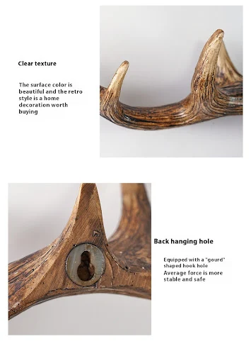 Title 13, American Retro Antlers Hallway Wall Decorations...