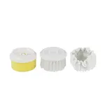 Three brush heads