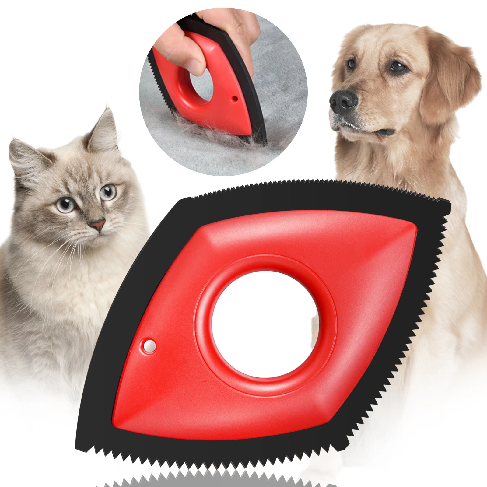 Removedor profissional de pelos de animais para carros, carpetes. Ferramenta de limpeza e acessórios. Adeus pelos, olá limpeza impecável! — foto 8