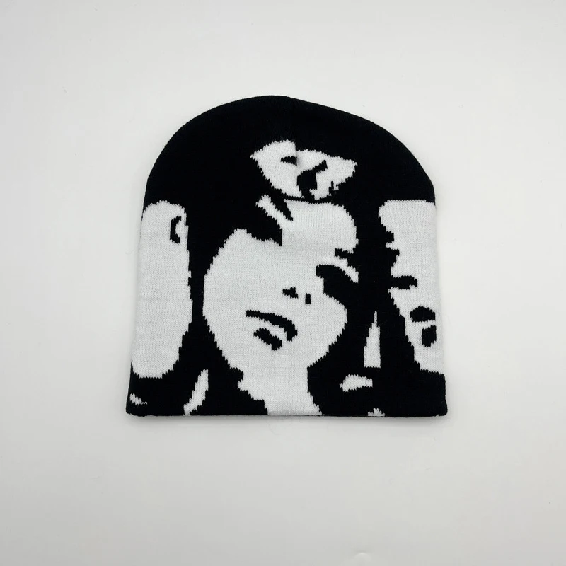 Title 4, Gorro de punto sin ala serie de retratos de jac...