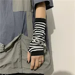 Black and white stripes