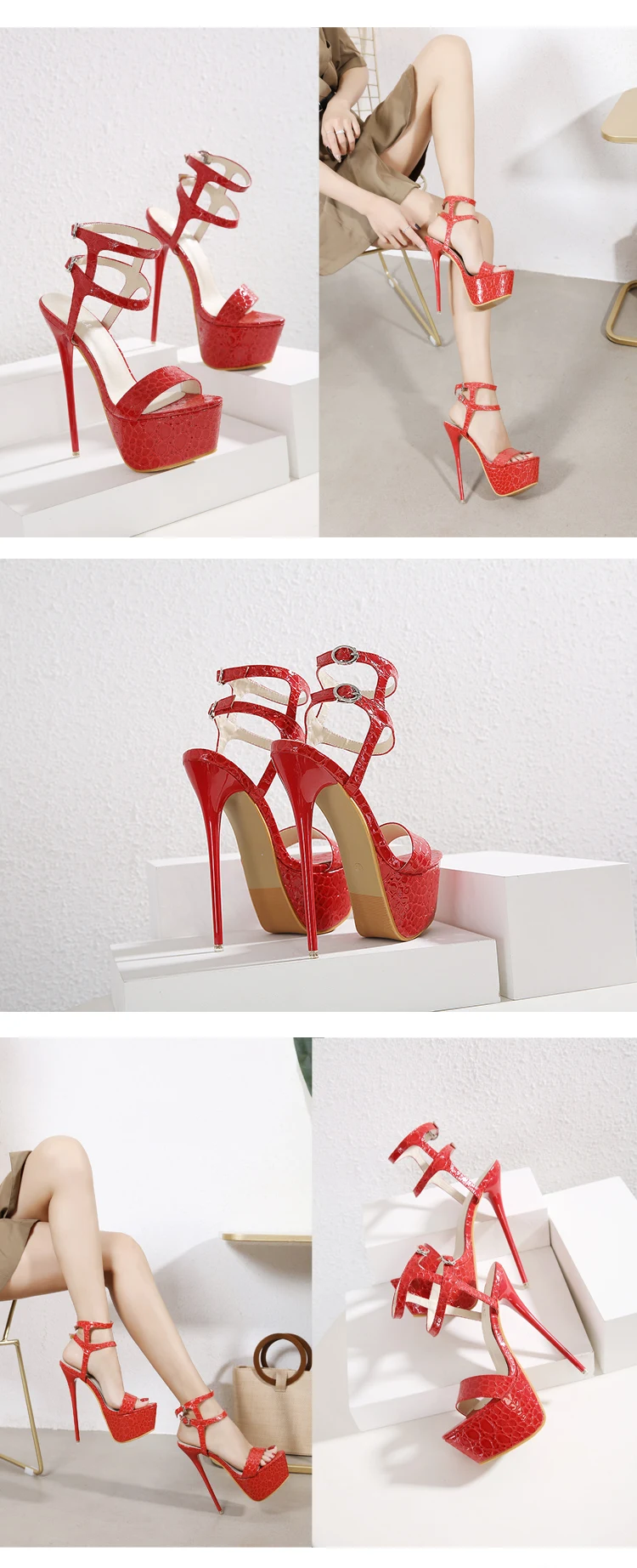 Title 4, 17CM Super High Heel Catwalk Nightclub High Hee...