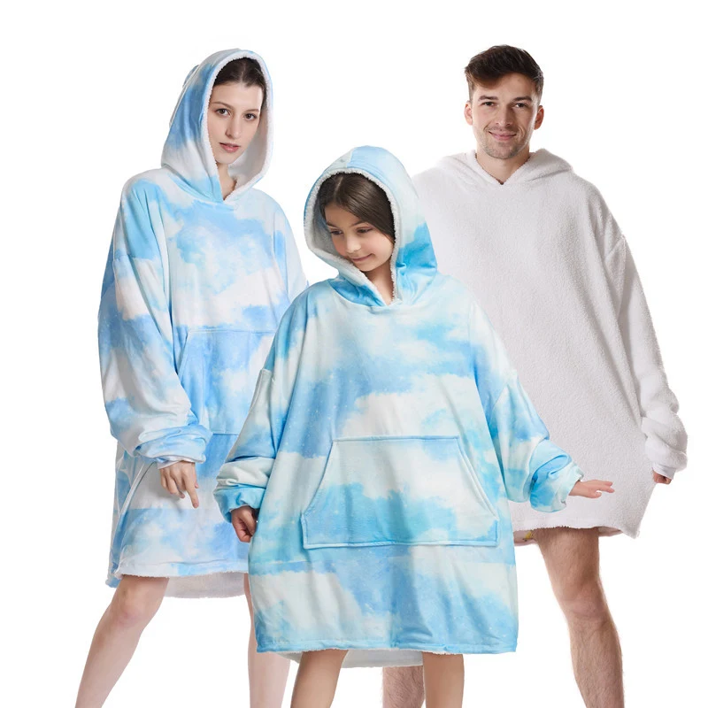 Printed Parent-child Both Sides Can Wear Mink Wool Blanket Thickened In Winter — photo 6
