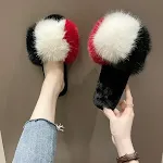 Nuevas Zapatillas de Casa para Mujer Invierno Cálidas Suaves y Peludas para Interiores Zapatos Planos de Piel Sintética para Damas Zapatillas Blandas — foto 5