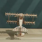 Creative assembly desktop decoration airplane model. Enjoy building this fun, detailed and elegant model to decorate you — photo 4