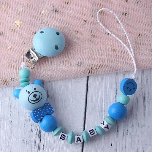 Title 2, Pacifier Chain Teether Anti-drop Chain Keeps Pa...